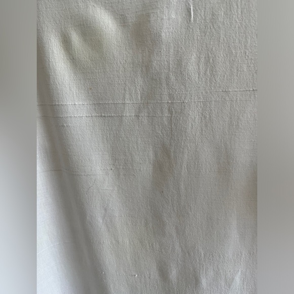 FabIndia style white handwoven hi quality khadi Kurta dress long tunic women XL - Picture 4 of 9